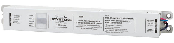 KTLD-45-UV-PS1100-42-VDIM-LM1 Keystone Power Select LED Driver - 45W 900-1100mA Dimmable