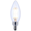 SATCO S21277 5.5W B11 LED Filament Bulb, 5000K, E12, Clear