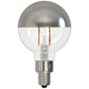 Bulbrite 776771 - 2.5W G16 LED Filament Half Mirror - E12 - 2700K - Dimmable
