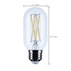 SATCO S12534 bulb dimension diagram