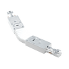 Luxrite LR43822 TrackRite - H-Track Flexible Connector - White Finish