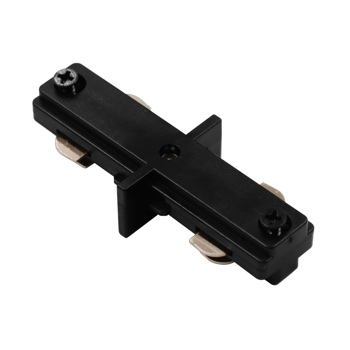 Luxrite LR43830 TrackRite - H-Track Mini-Straight Connector - Black Finish