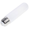 SATCO S21348R1 frosted T10 LED bulb, angled view