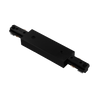 Luxrite LR43833 TrackRite - H-Track Straight Connector - Black Finish
