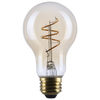 SATCO S14227 amber coil filament A19 LED bulb, unlit