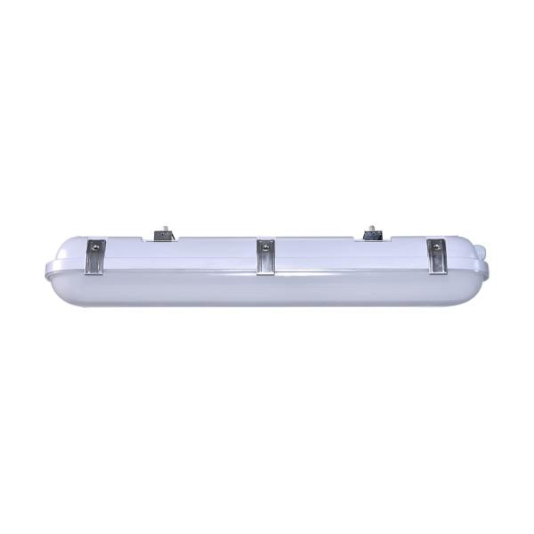 Satco 65/823 2 Foot - 20 Watt - Vapor Tight Linear Fixture with Integrated Microwave Sensor - CCT Selectable - IP65 and IK08 Rated