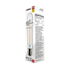 SATCO S21370 packaging, angled lighting facts view