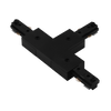 Luxrite LR43839 TrackRite - H-Track T-Connector - Black Finish