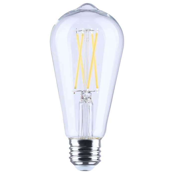 SATCO S21363 clear ST19 LED filament bulb