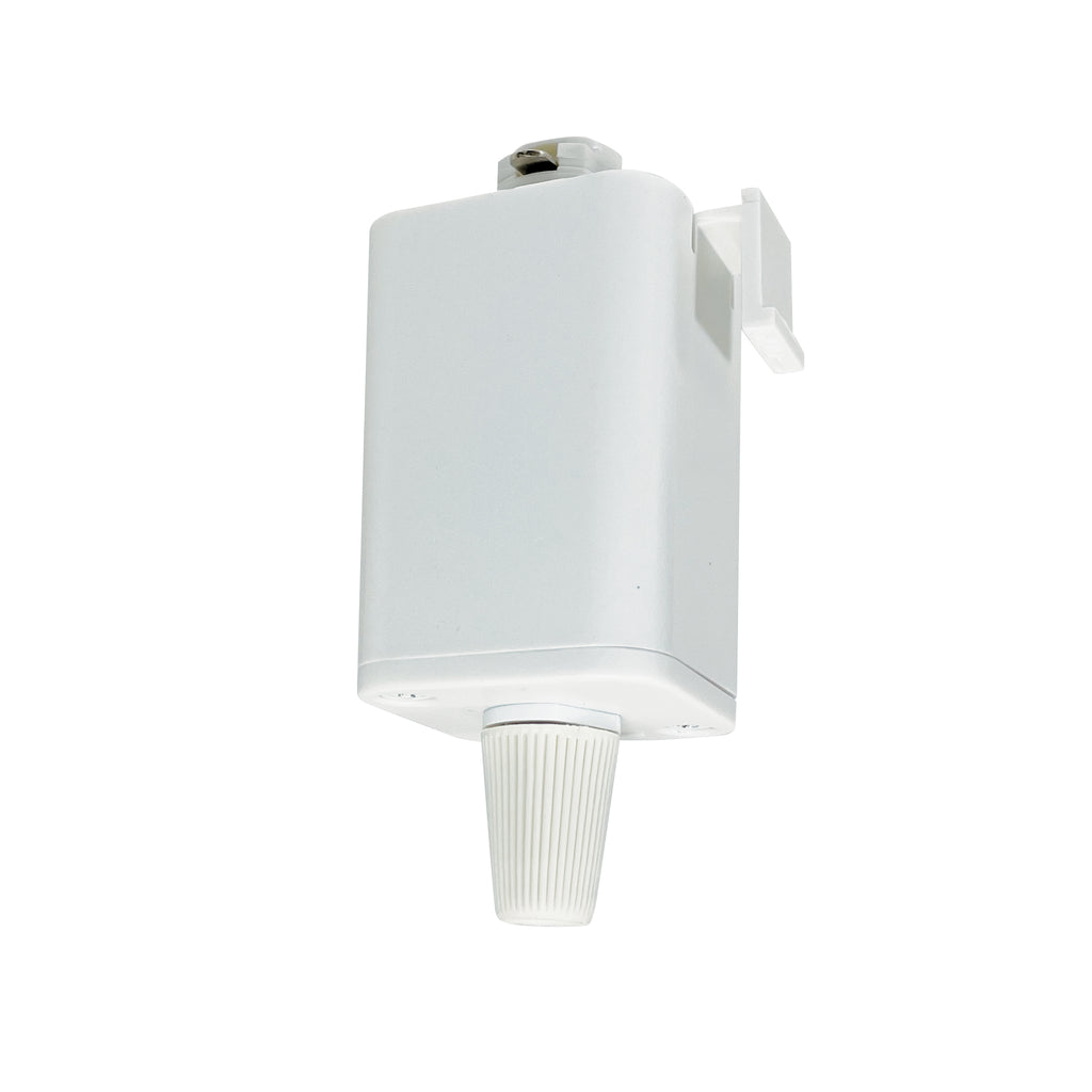 Nora Lighting NT-368W - Track Pendant Adapter (2" extension) - White finish