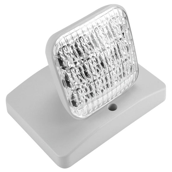 Exitronix MLED2-W - Indoor Double LED Remote Lamp - White Finish - Multi-Volt