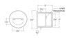 WAC Lighting WL-LED300-AM-BN Step and Wall Light - 3000K - Brushed Nickel Finish