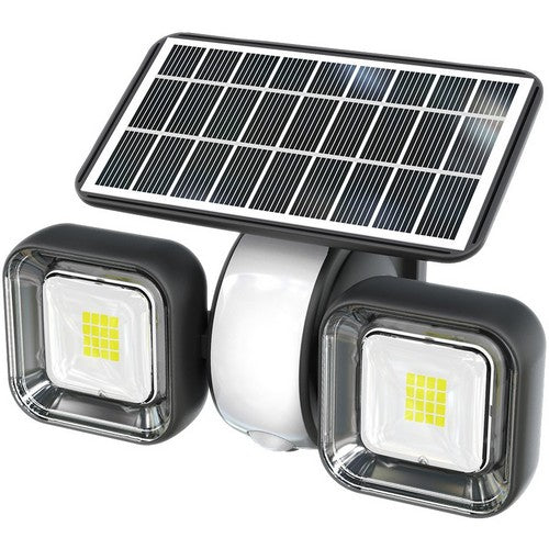 Morris Products 72539 LED Motion Activated Security Flood Lights 10 Watts 4000K John E/5 Black/White Housing