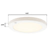 Westinghouse 61332 - 8 Inch 18 Watt LED Indoor Flush Mount Ceiling Fixture with Motion Sensor and Color Temperature Selection