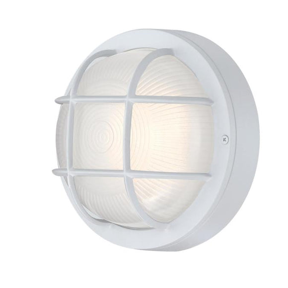 Westinghouse 6113900 Dimmable LED Wall Fixture, Textured White Finish 