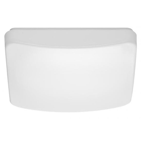 Satco 62/1214 11 inch - Flush Mounted LED Fixture - CCT Selectable - Square - White Acrylic