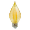 Bulbrite 776593 4 Watt C15 LED Filament - 2100K - E26 Base - 120V - Dimmable - Amber Finish