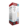SATCO S21276 B11 LED Filament Bulb, 5.5W, 4000K, E12, Clear, Dimmable, 120V