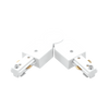 Luxrite LR43825 TrackRite - H-Track Adjustable Connector - White Finish