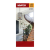 SATCO S21384 5W T9 Clear LED Filament Bulb, 2700K, E12, Dimmable