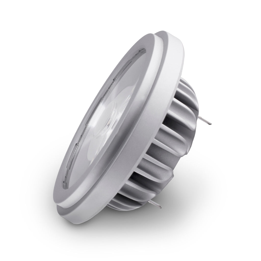 BULBRITE 777831 19 Watt AR111 LED - G53 Base - 2700 Kelvin Warm White - 1000 Lumens - Clear - 12 Volt