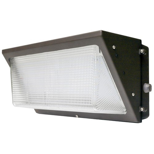Morris Products 71450D LED Large Classic Wallpacks with Photocell 120W 347-480V 5000K Bronze