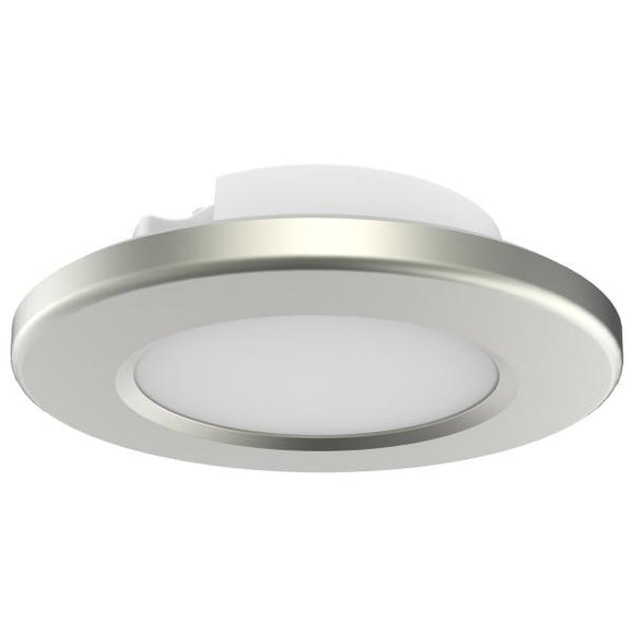 Satco 62/1582 4 inch - LED Surface Mount Fixture - CCT Selectable 3K/4K/5K - Brushed Nickel