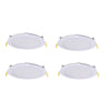 Halco  FSDLS6FR12/CCT/LED/4PK 89141 Field Selectable Slim Downlight 6in 12W 2700K 5000K Dimmable JA 8 ProLED Select 4 Pack - 89141