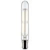 SATCO S21861 tubular LED filament bulb illuminated
