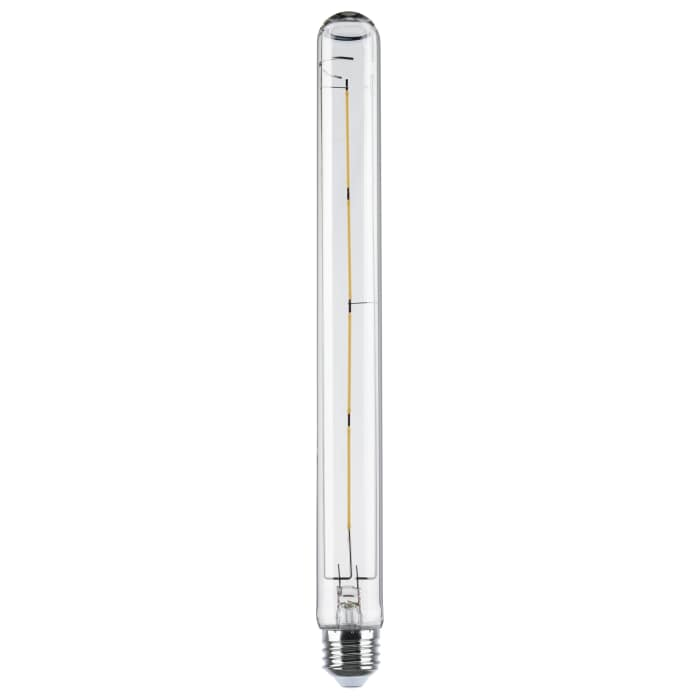 SATCO S21358 8W T9 Clear LED Filament Bulb, 2700K, E26, Dimmable