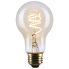 SATCO S14227 A19 LED bulb with illuminated spiral filament