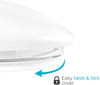 Luxrite LR23168 - 15 Inch Round LED Surface Mount Fixture - 3 CCT Select - 22 Watt - 1600 Lumens - 80 CRI - 120 Volt - White Finish
