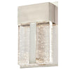 Westinghouse 6349000 One Light LED Wall Fixture,  Brushed Nickel Finish, Bubble Glass