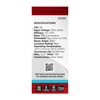 SATCO S21387 packaging specifications panel