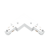Luxrite LR43837 TrackRite - H-Track L-Connector - White Finish