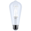 SATCO S21365 ST19 LED filament bulb, illuminated