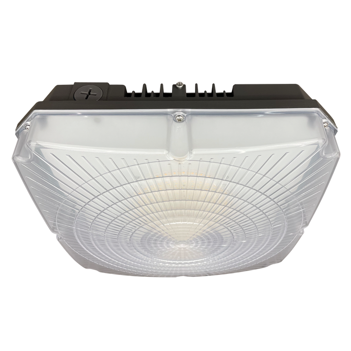 Luxrite LR40718 70W Garage Canopy - 3CCT & Wattage Selectable - LEDCN70/3CCT/3WO/UNV/B