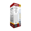 SATCO S21275 B11 LED Filament Bulb, 5.5W, 3500K, E12, Clear, Dimmable