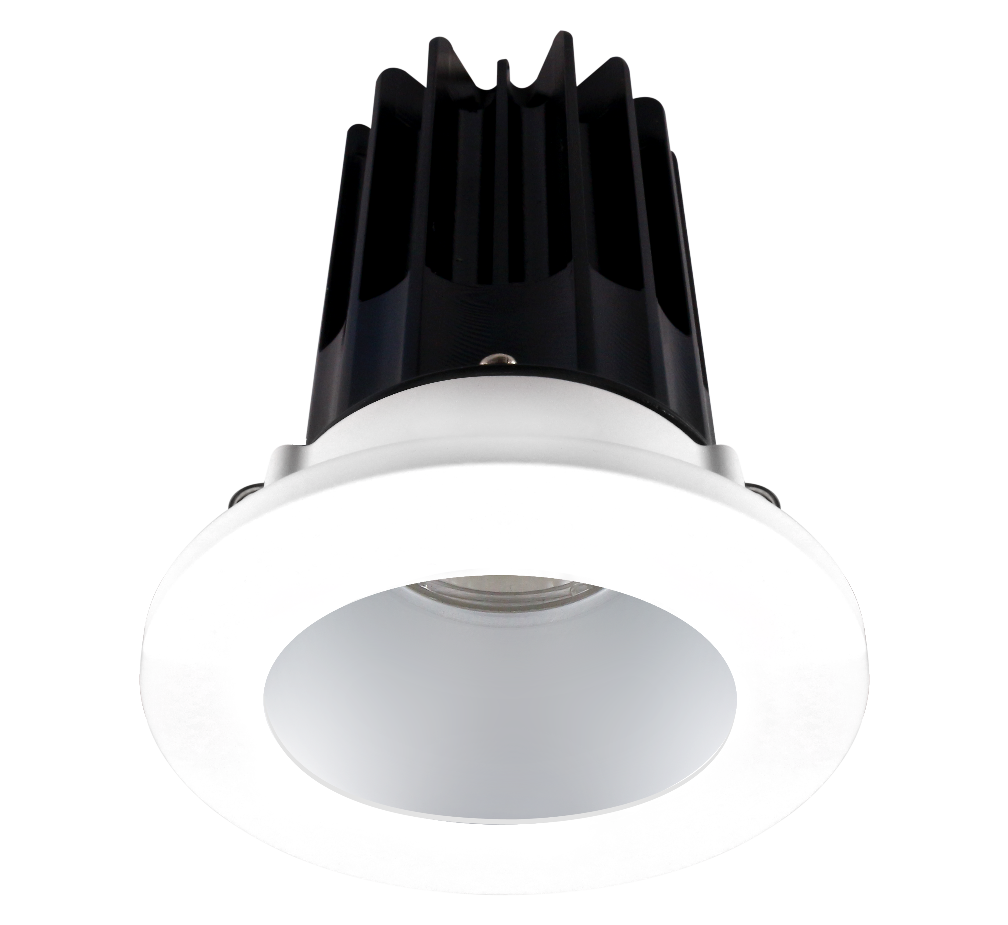 2 Inch Recessed LED Downlight - 8 Watt - 2700 Kelvin - 580 Lumen - Alzak Reflector - Round Chrome Trim - 38 Degree Beam Angle - Type IC Damp - Air-Tight - Energy Star - T24 - CRI 90+