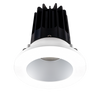 2 Inch Recessed LED Downlight - 8 Watt - 2700 Kelvin - 580 Lumen - Alzak Reflector - Round Chrome Trim - 38 Degree Beam Angle - Type IC Damp - Air-Tight - Energy Star - T24 - CRI 90+