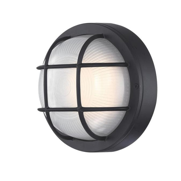 Westinghouse 6114000 Dimmable LED Wall Fixture, Textured Black Finish 