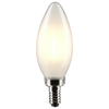 SATCO S21280 B11 LED Filament Bulb, 5.5W, 4000K, E12 Base, Frost