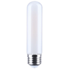 SATCO S21353R1 8W T10 LED Filament Bulb, Frost, 3000K, E26, Dimmable