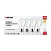 Satco S12461 - Filament 5 Watt A19 LED - Clear - 3000K - Medium Base - 120 Volt - 4-Pack