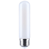 SATCO S21349R1 5.5W T10 LED Filament Bulb, Frost, 4000K, E26, Dimmable