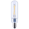SATCO S21340 clear T6 LED filament bulb, front view