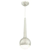 Westinghouse 6329700 LED Mini Pendant, Brushed Nickel Finish, Frosted Opal Glass