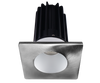 2 Inch Recessed LED Downlight - 8 Watt - 4000 Kelvin - 620 Lumen - Alzak Reflector - Square Chrome Trim - 38 Degree Beam Angle - Type IC Damp - Air-Tight - Energy Star - T24 - CRI 90+