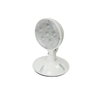 White single-head remote LED lamp with round lens and mounting base