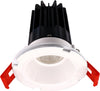 Luxrite LR23415 - 2 Inch Interchangeable LED Downlight - 5 CCT - 1000 Lumens - 15 Watt - With Smooth White Trim